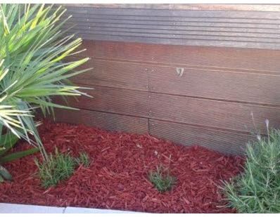 Mulch Wood Red Color 1 bag of 50 liters - 1m² - Free Shipping