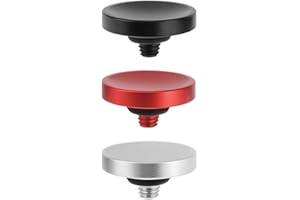 LT Easiyl 3-teiliger Konkaver Auslöser aus Aluminiumlegierung 11 Mm Kompatibel mit Fujifilm XT5 X100VI XT50 X-Pro3 Kompatibel mit Nikon ZF DF Kompatibel mit Lei-ca Q3 M10 M11