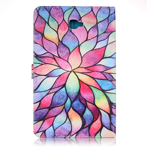 Samsung Tab A6 10.1 Hülle, Z-Newell Ultra Thin PU Leder Tasche Bookstyle Hülle Flip Case Wallet Cover mit Standfunktion Karteneinschub und Magnetverschluß für Samsung Galaxy Tab A 10.1 2016 (SM-T580 SM-T585), Stylus enthalten (Design 10) - 3