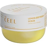 The Ceel Limon &Ouml;zl&uuml; V&uuml;cut Peelingi 275 g - Nemlendirici ve Arındırıcı V&uuml;cut Scrub, &Ouml;l&uuml; Deri Temizleyici, P&uuml;r&uuml;zs&uuml;z ve Yumuşak 
