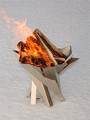 Svenskav Design-Feuerkorb / Feuerschale ‚Phoenix‘ aus massivem Stahl Gr. XXL - 3
