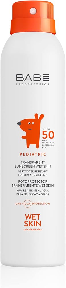 Babe Pediatric Transparent Sunscreen Wet Skin Spf 50 Bebek Ve Çocuk Için Güneş Spreyi 200 ml