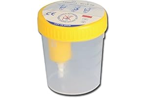 Gima 25969 Contenitore Urine con Campionatore, 120 ml, Confezione da 100