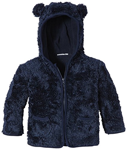 Playshoes Unisex Baby Fleece Hoody with Funny Animal Ears Jacket Blue 9 Months