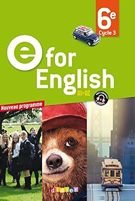 Inconnu Anglais 6e E For English - Cycle 3 A1A2, Livre De L'élève
