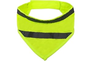 MIOYOOW Reflektierendes Hundehalstuch, Dreiecks Hundebandana, Lätzchen Verstellbarer Haustierschal für Nächtliche Spaziergänge Camping Jagd Reisen