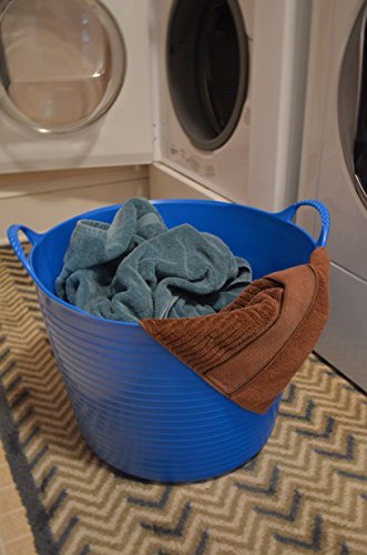 Tubtrug Gartenkorb, flexibel, groß, 38 l L blau - 6