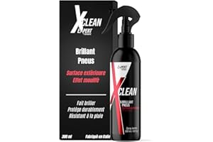 X CLEAN EXPERT CAR WASH Brillant Pneu Voiture – 300 ml - Concentré et économique - Fait briller, protège durablement vos pneus et laisse un effet mouillé - Formule concentrée, noire intense et résistante à la pluie