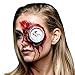 Produktbild Halloween Schminkset Blutige Dose im Auge oder Kopf - Horror Makeup mit Dose, Kunstblut & Latexmilch