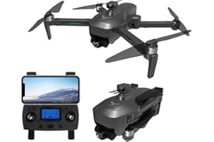 LUXWALLET Skyline Ultra Instinct - Drone With LAOS (Laser Obstacle Avoidance) - Professional 4K Video WiFi - 2-Axis Gimbal Aerial Photography - 3500M - 2-Axis Gimbal + EIS Stabilizer - Dark Gray