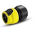 Kärcher 2.645-194.0 Universal Hose Connector Plus with Aqua Stop, Black, Yellow, 140.0 mm*48.0 mm*82.0 mm