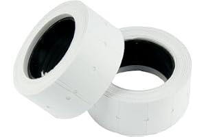 20 rullar prisetiketter etiketter för t.ex. MX-5500 mått 12 x 21 mm helt