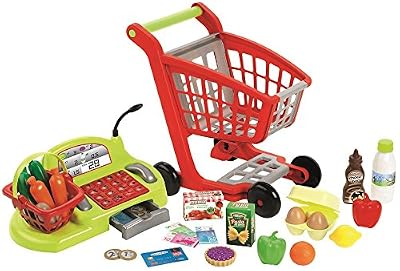 Jouets Ecoiffier - 1239 - Chariot Garni + Caisse Enregistreuse
