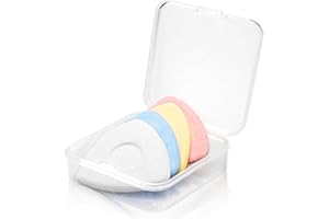 Luckious 4 PCS Tailors Sewing Chalk,Triangular Tailor's Chalk for Marking, Sewing, Fabric, Dressmakers(Pink Yellow Blue and White)