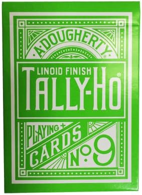 Tally Ho Reverse Circle back (Green) Limited Ed. by Aloy Studios / USPCC