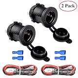 toma corriente 12v auto 100% Zócalo industrial de alta calidad a estrenar del grado, asiento femenino de cobre del poder más elevado con 18AWG cable.