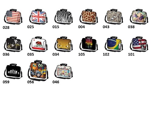 ©art&cherry 13Zoll Schultertasche für Notebooks & Laptops 10 Zoll /14 Zoll / 15 Zoll / 17 Zoll erhältlich Tasche Sleeve Hülle 038 - 2