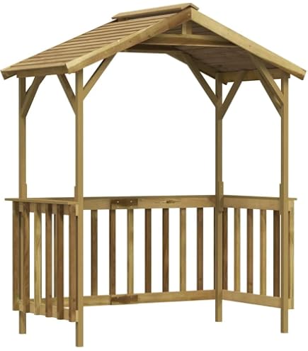 heybb Pergola Bambus 170170220 cm TerrassenBerdachung Pergola Bausatz  Anbau Pavillon Terrassen-Pergola : Amazon.de: Garten