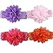 0-24m 10pcs Baby Headband Crochet Elastic Hairband Lace Band For Baby Girls Toddler Infant Kids Hair Accessories