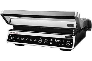 Gastroback Design BBQ Advanced Smart - Schwarz - Edelstahl - Rechteckig - Berührung - 250 x 280 mm - Scharnier - CE - GS TÜV (42542) marca Gastroback