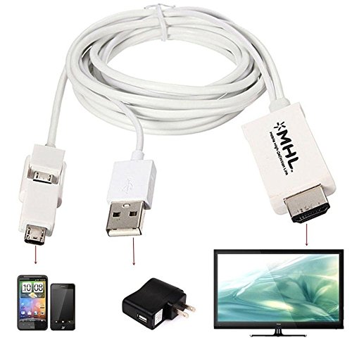 hscd1976 Micro USB MHL zu HDMI HDTV 1080p 2,5 m Kabel Adapter für Samsung Galaxy S5/S4/S3