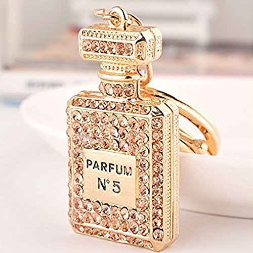Preisvergleich Produktbild kamoku101 Frauen rhinestate Parfüm Schlüsselanhänger Handtasche Anhänger Charm Schlüsselanhänger Geburtstag Geschenk