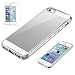 Produktbild für IPhone 5 / 5s / SE SL hülle, Saingace Schlank Stoßabsorbierung freier TPU-Überzug Stoßkasten -Abdeckung für iPhone 5 / 5s / SE SL (silber)