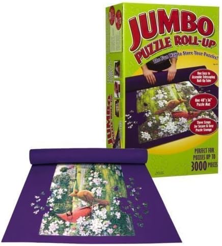 Giant Puzzle Roll-up Mat Jigsaw Jumbo Large 3000 Pieces Fun Game Easy Storage.