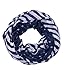 Produktbild SIX Trend Damen Schlauch Halstuch, Loop Schal, Boa, Anker, Maritim, Streifen Print, dunkelblau weiß (705-393)