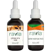 2'li &Uuml;r&uuml;n - Ravla Udim Kostus Yağı - 50ml / Ravla &Ccedil;&ouml;rekotu Yağı 50ml