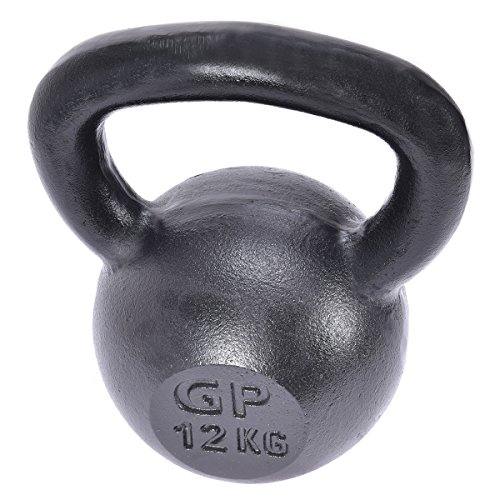 Goplus Gusseisen Kugelhantel Krafttraining Fitness Sporthalle Hanteln Kettlebells Gewicht 8/10/12Kg - 3