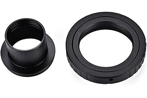 Aramox 1.25in Télescope Mount Adaptateur Caméra T SLR Ring pour Canon Camera Lens, pour Canon EOS 5d, 5d Mark II, 50d, 60d, 20d, 30d, 40d, 350d, 400d, 450d, 500d, 550d, 600d, 1100d, 1d