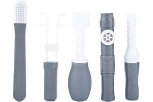 SEMME Lot de 5 brosses en silicone pour exercices de bouche et de langue - Pour les lèvres buccales, les muscles et la perception des muscles