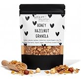 LoveArth Honey Hazelnut Granola, 250 Grams | Sugar-Free Breakfast Cereal, Ready-to-eat breakfast, Clean Label Natural Ingredi
