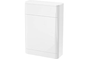 Balterley WC Unit, Floor Standing Back To Wall Water Closet Unit, Soft Square WC, BTW Water Closet for Bathroom and Cloakroom, No Concealed Cistern & Toilet Pan - 550 x 205 x 800 mm (White)