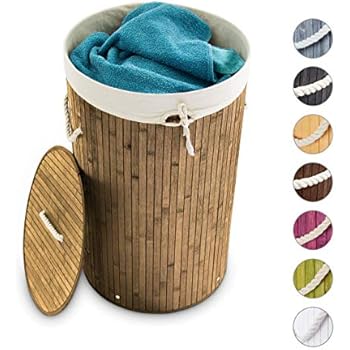 Wenko 3440303100 Pop-Up Wäschesammler Filz - Aufbewahrungstonne, ø 40 x