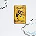 Produktbild getDigital Blechschild Dragons crossing, Metallschild, Dekoschild, Wandschild, Poster für Fantasy, Game of Thrones und Rollenspiel-Fans, 20x30cm