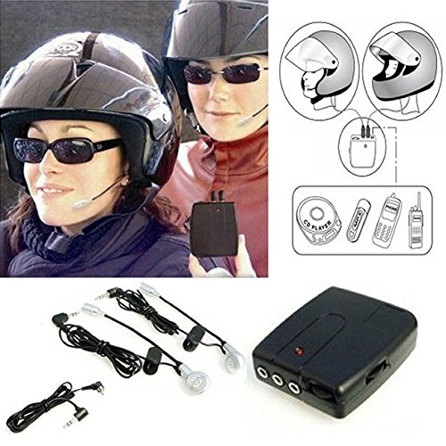 Kit-interphone-casque-moto-scooter-Casques-Mains-Libres-Casque-couteurs-haut-Parleur-MP3-Moto-communication-passager-Driver