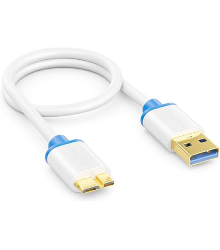 SYSTEM-S Cavo Micro USB 3.0 Alta Velocità 10 Cm Per Ricarica
