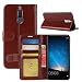 Produktbild Huawei Mate 10 Lite Hülle, HualuBro [Standfunktion] [All Around Schutz] Premium PU Leder Leather Wallet Handy Tasche Schutzhülle Case Flip Cover mit Karten Slot für Huawei Mate 10 Lite Smartphone (Braun)