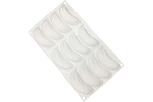 QIUMING Banane Stampo cioccolato fondente Stampi per Sapone in Silicone Antiaderente Mousse di Stampo Riutilizzabili Stampi Torta Decorazione di Cottura per cioccolato, caramelle, cubetti di ghiaccio