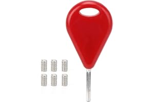 VBESTLIFE Accessoires de Planche de Surf Surf Fin Key Rudder Key + Screws Set, for FCS Fins Surfing Equipment