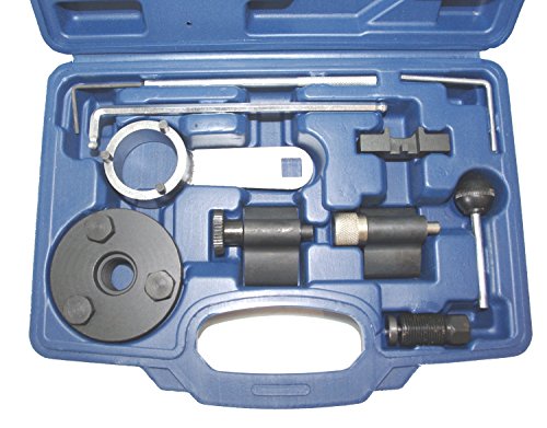 Satz A-8209 Motor Einstell Werkzeug Satz für VAG 1.6 und 2.0 TDI Diesel Common Rail Motoren Einstellwerkzeug Arretierwerkzeug Zahriemenwechsel Motorreparatur Nockenwellen Arretierung Fixierung Fixierwerkzeug Zahnriemen-Werkzeug - 2