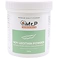 Mr.P Ingredients Soy Lecithin Powder 250g Stabilising & Emulsifying Agent Texture Improver Vegan Vegetarian Halal Kosher Non-GMO (Recyclable Pot)