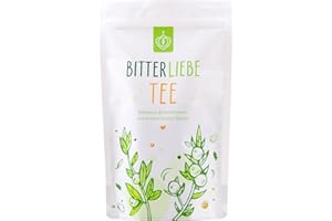 ‎BITTERLIEBE BitterLiebe® Kräutertee lose 100g mit der Kraft der Bitterstoffe I Bitterkräuter, Löwenzahn, Tausendgüldenkraut, Fenchel, Pfefferminz I ca. 60 Tassen