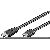 Wentronic 1m 1.5GBs/3GBs/6GBs SATA L-Type Plug - eSATA I-Type Plug HDD SATA Cable