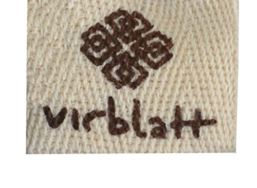 virblatt Haremshose einfarbig mit tiefem Schritt Unisex Einheitsgröße S – L Aladinhose mit Reißverschluss an den Taschen – Unüberlegt - 4