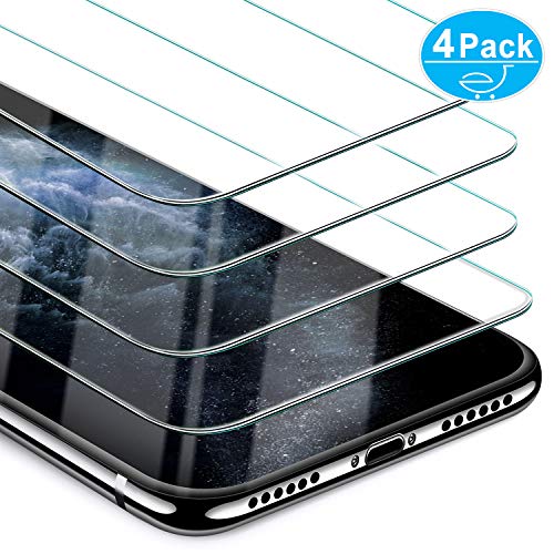 Beikell Protector Pantalla para iPhone X/XS, [3-Pack] Protector de Pantalla Vidrio Templado Premium, Dureza 9H Alta Definicion Anti-rasguños, Sin Burbujas y Fácil de Instalar