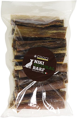 Croci Niki Natural Barf - Stick of dried cowhide, snack for natural dogs, ideal for the Barf Diet, 500g
