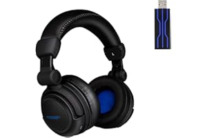 HUHD kabelloses Gaming-Headset mit Mikrofon - Wireless Gaming Headset für PS5,PS4,PC,Nintendo Switch, Über Ohr Gaming-Kopfhörer mit 4D-Vibration sprecher, 23.2*9.8*15 cm